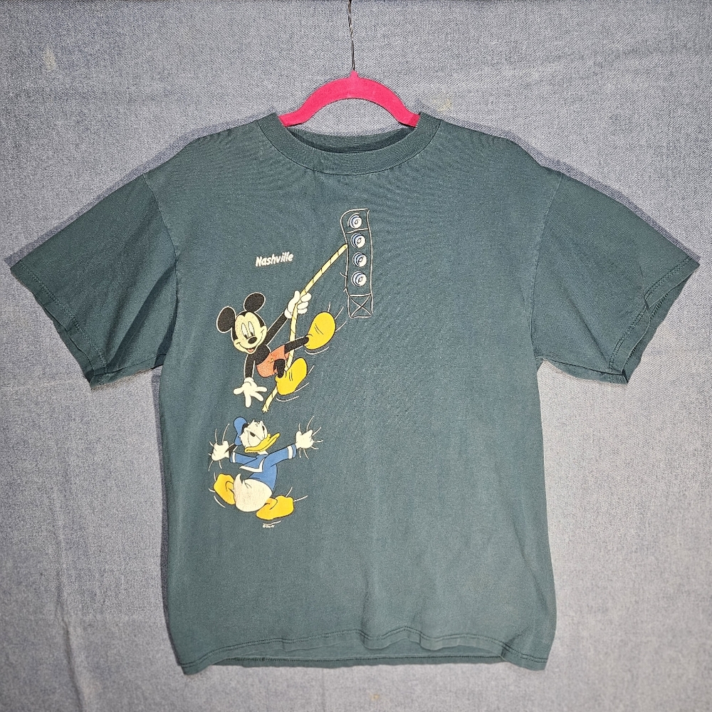Vintage Disney Mickey & Donald “Nashville” T-Shirt – Sherry’s Best – Size Large